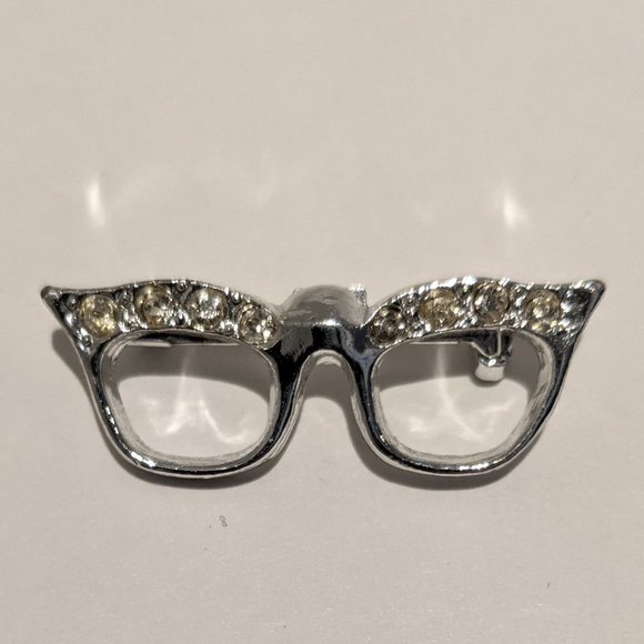 Lapel Scarf Pin Jewelry - Lapel/Scarf Pin * Sparkly Glasses